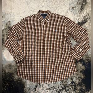 U.S Polo Assn. Embroidered Flannel Long-Sleeve